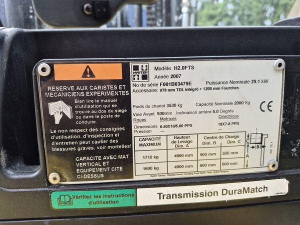 Hyster H2.0FTS